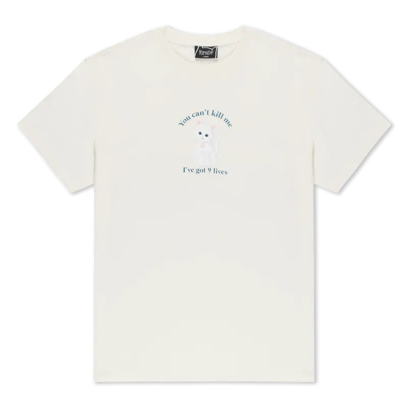 9 Lives Tee (Bone)