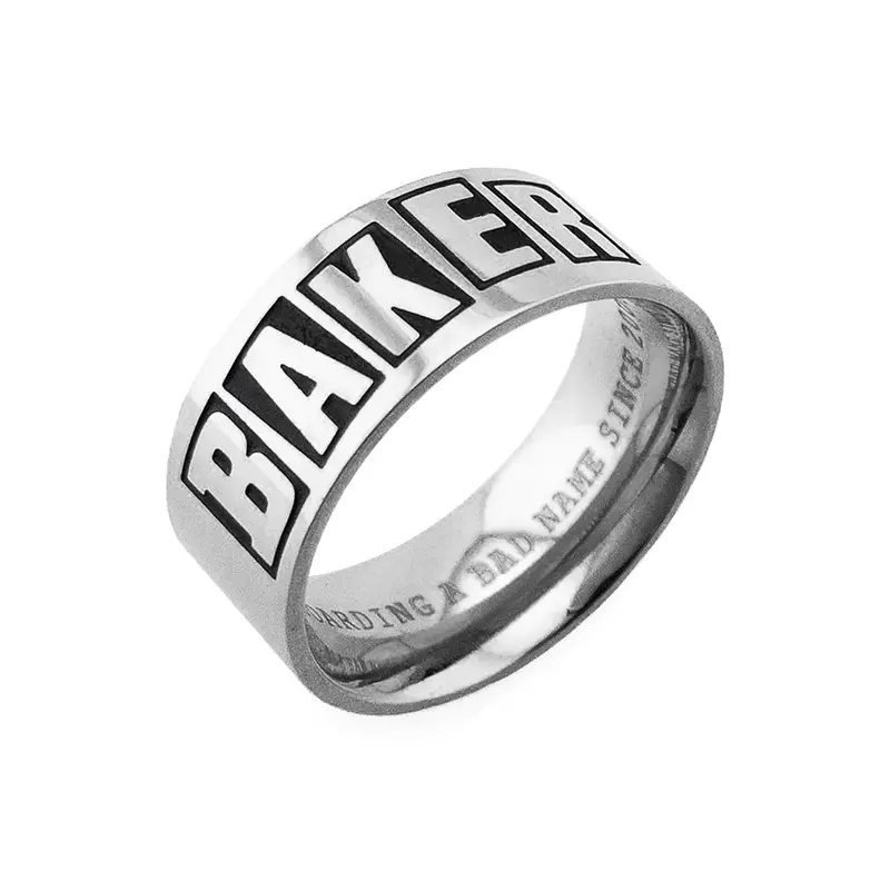 Baker - Ring - Brand Logo - silver