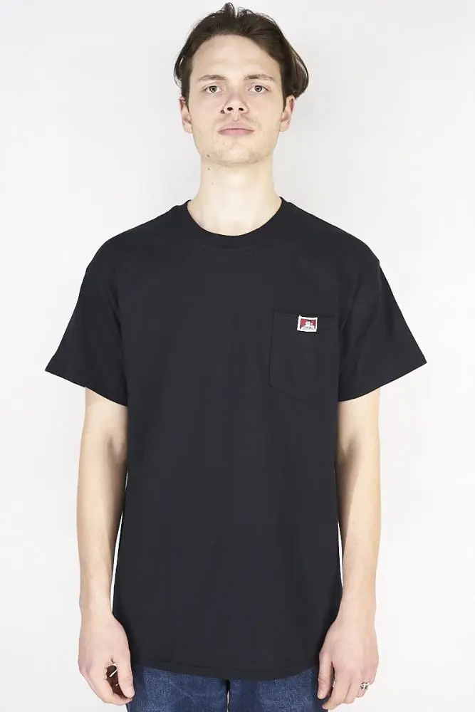 BEN DAVIS Pocket Tee BLACK