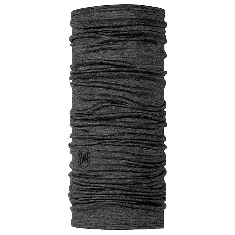 Buff Merinowolle Multifunktionstuch Lightweight Solid Grey