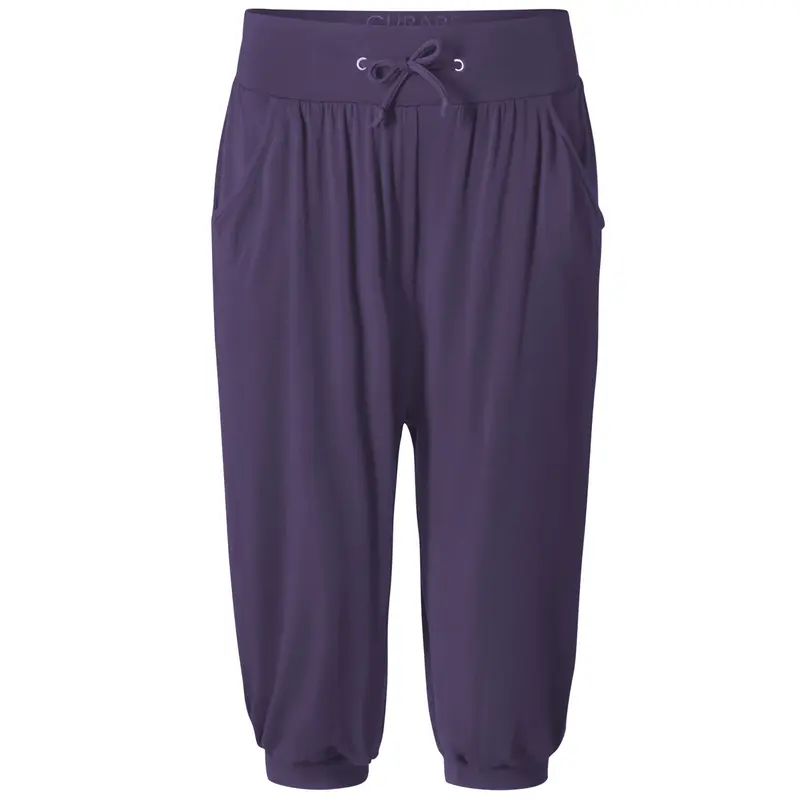 Capri-Pants, relaxed - dark violet