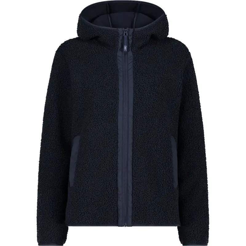CMP Damen Jacket Fix Hood black blue