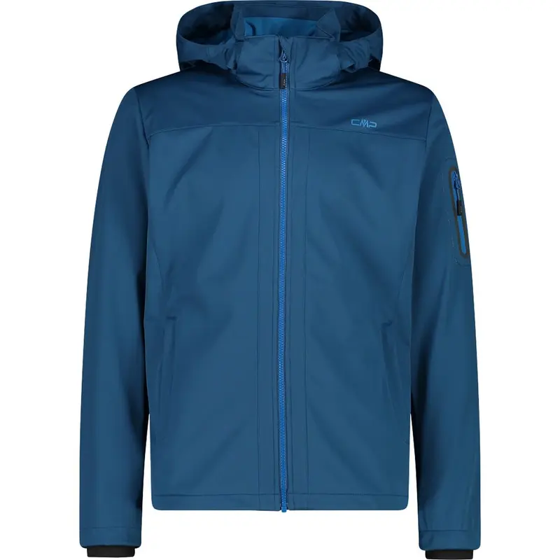 CMP Zip Hood Herren Softshelljacke ocean