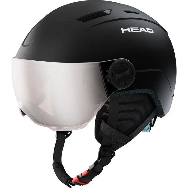 Head Mojo Visor Kinder Skihelm black