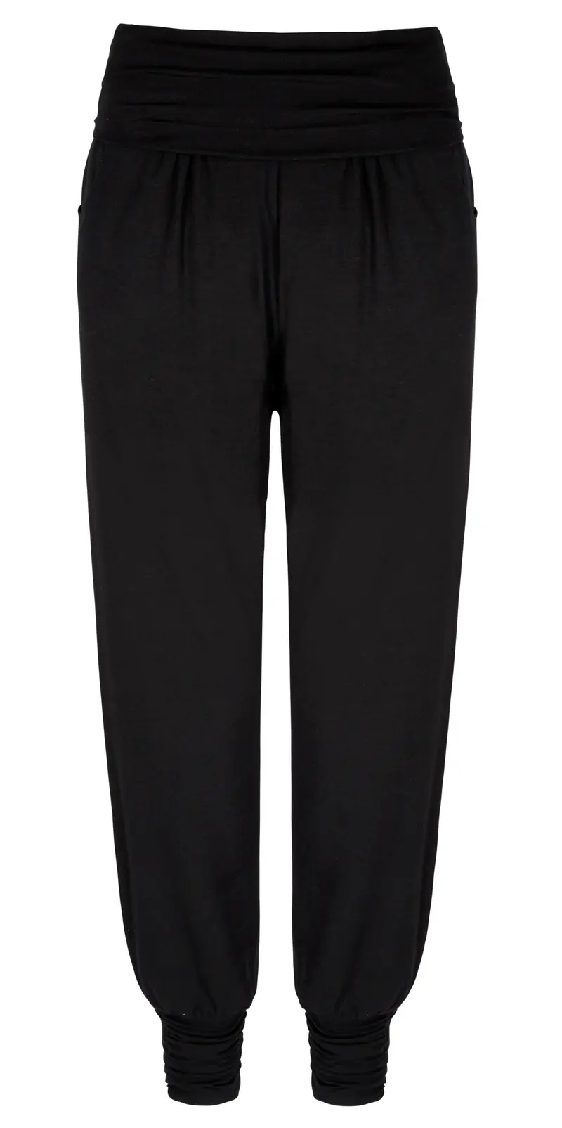 Long Harem-Pants - black