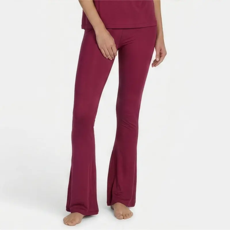 Long Pants, boot cut - bordeaux