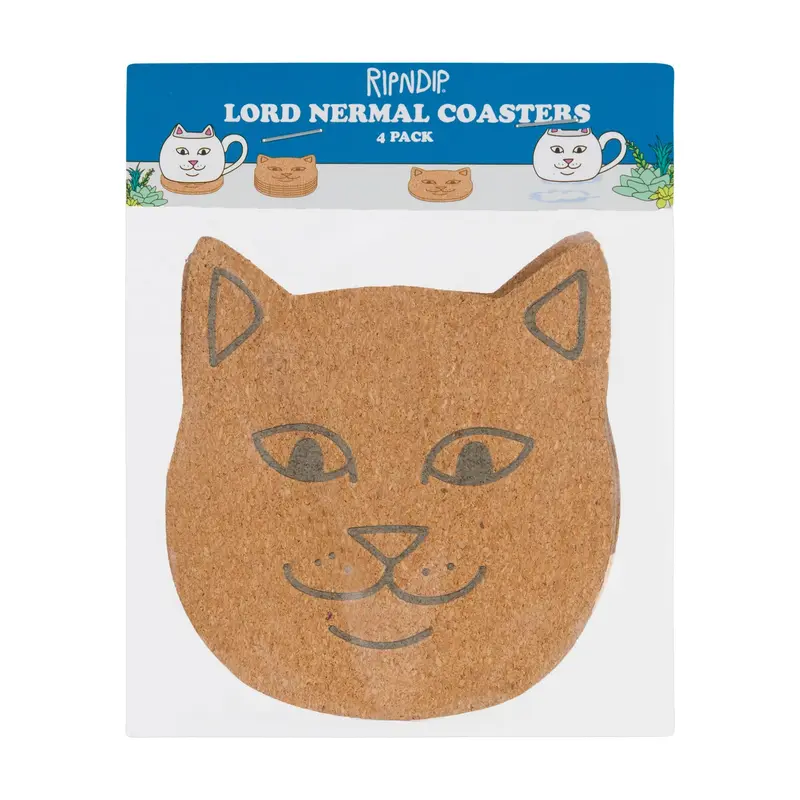 Lord Nermal 4pc Coaster Set (White)