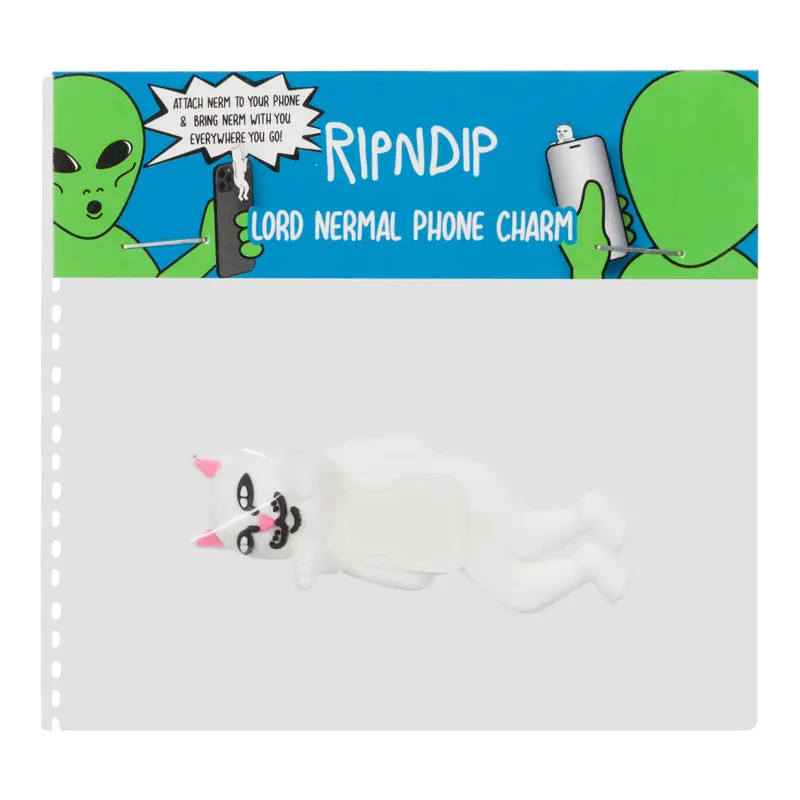 Lord Nermal Phone Charm (White)