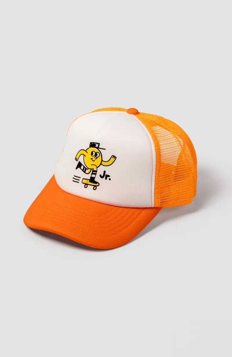 Mesh Cap - Orange (for Kids)