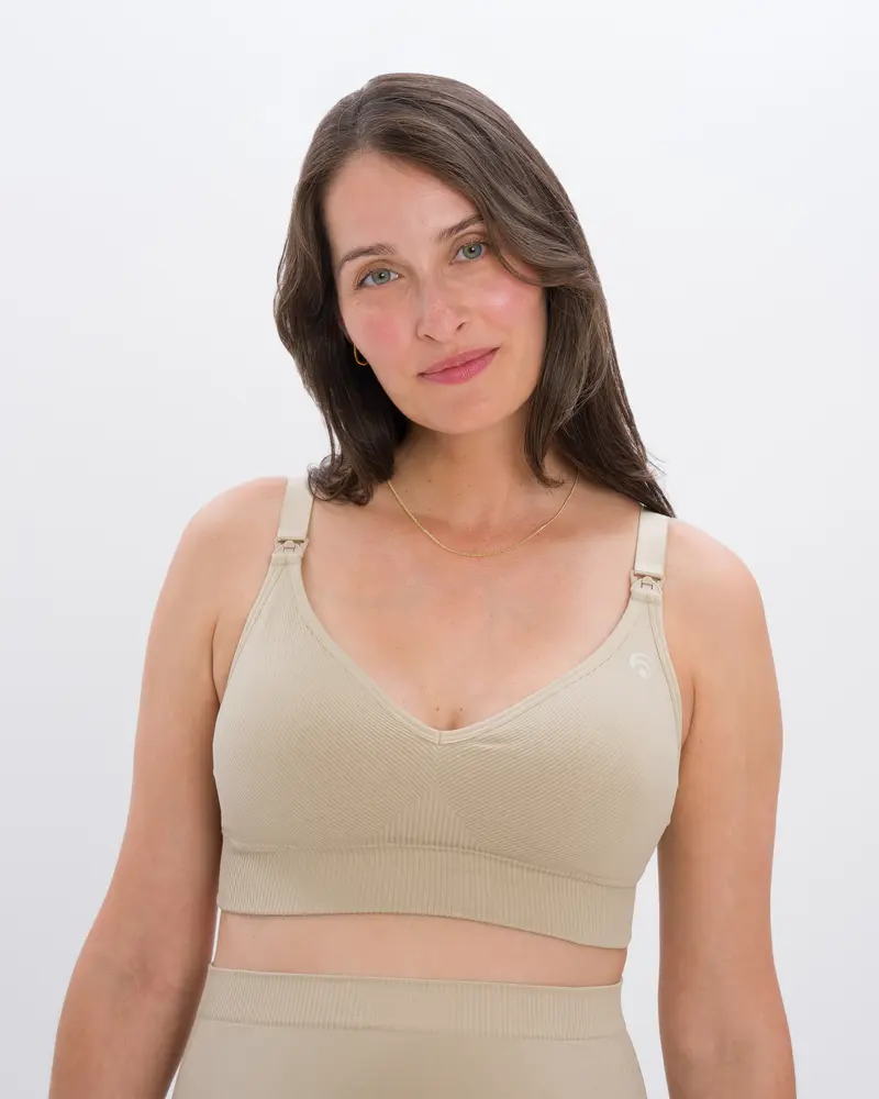 Mila Maternity Set - Beige