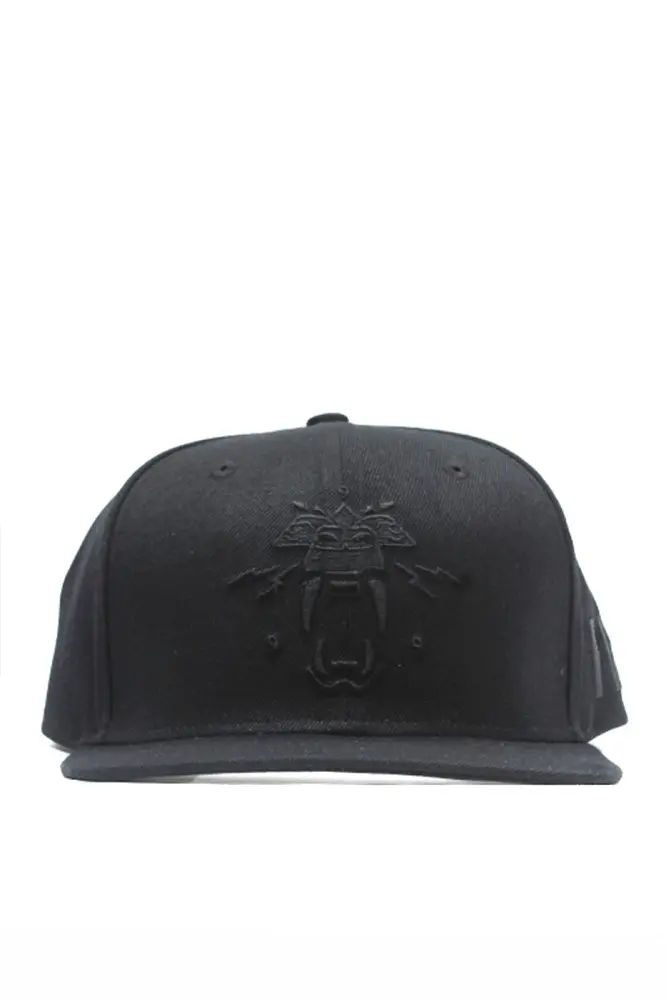 MOONBOOTICA Logo Snapback - ALL BLACK