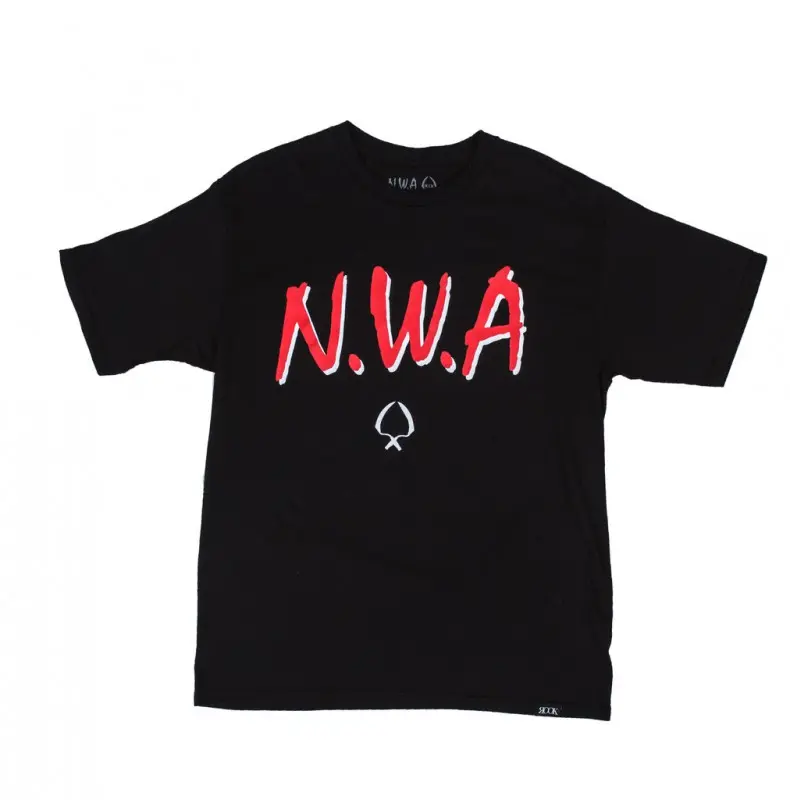 N.W.A. Logo Tee Black