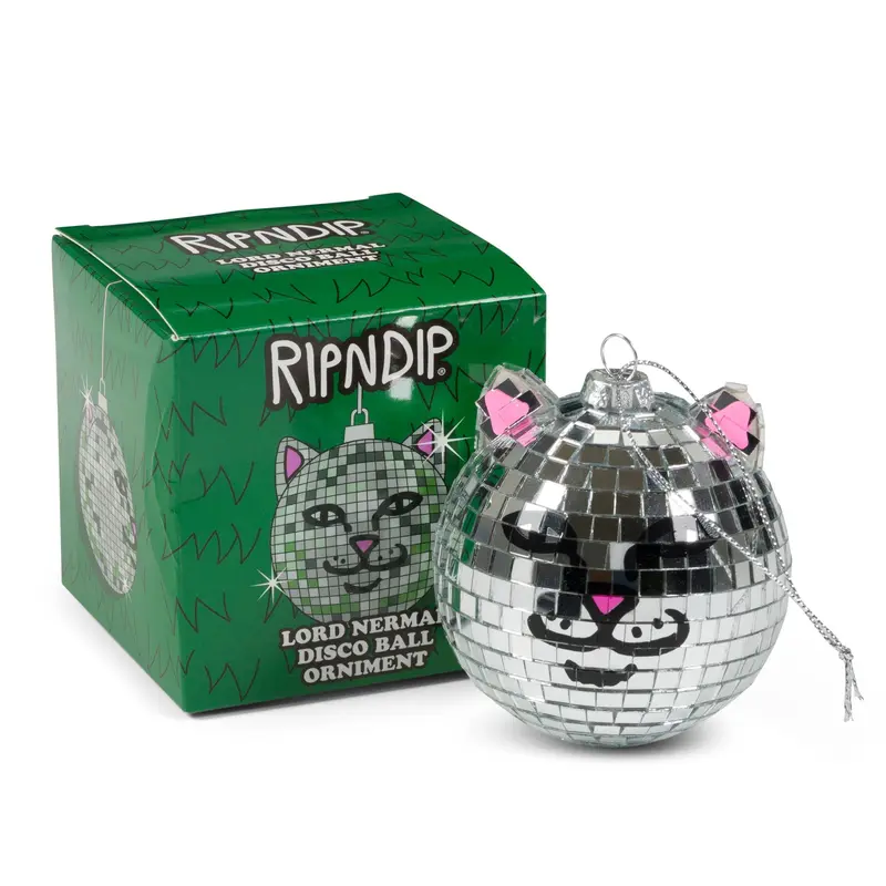 Nermal Disco Ornament (Silver)