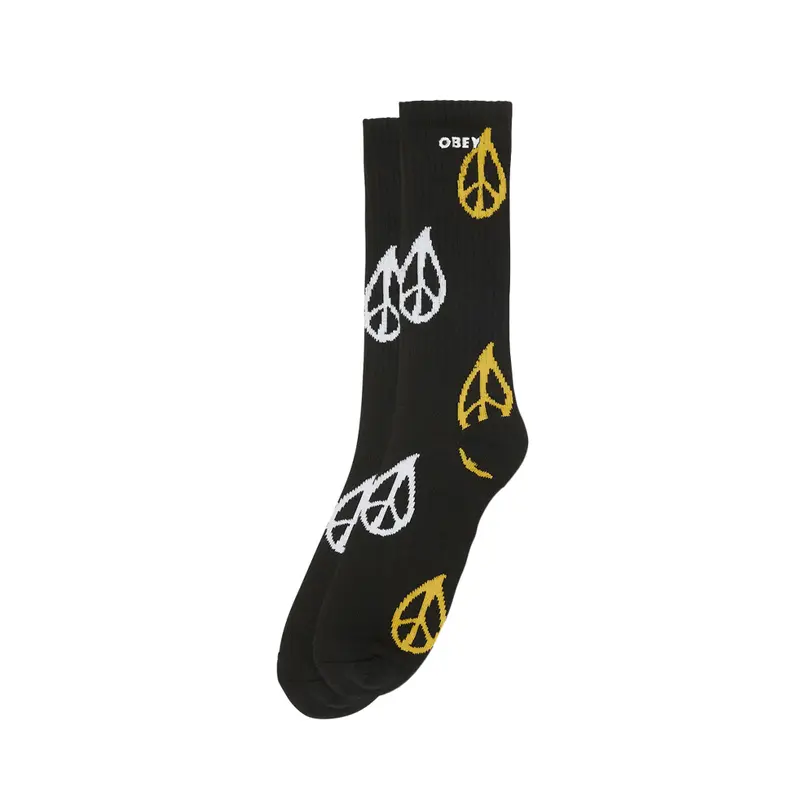 Obey - Socks - Peaced - black