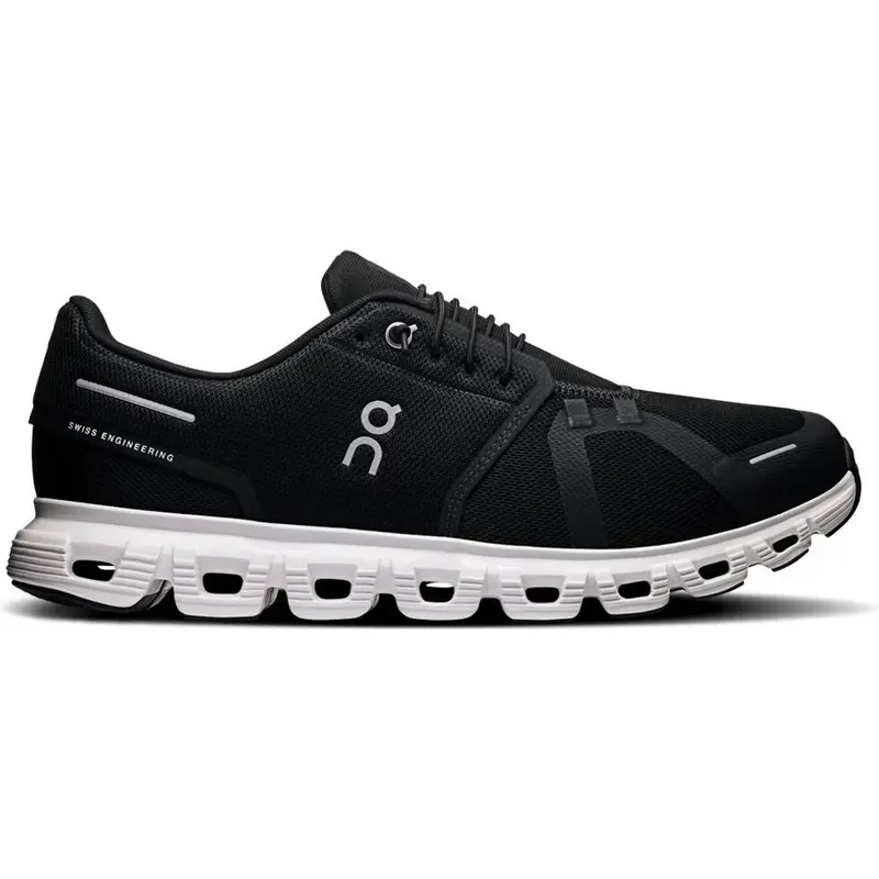 On Cloud 6 Herren Freizeitschuh black-white