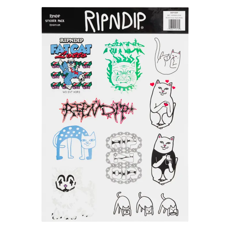 Pet Me Sticker Sheet (Multi)