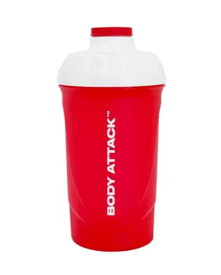 Protein Shaker 600ml Red