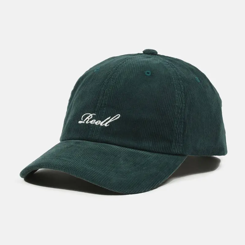 Reell Single Script Cord Cap - Dark Green