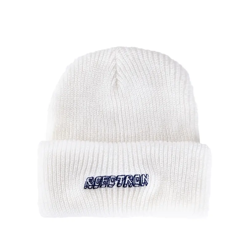 Robotron Beanie - Slouch - white