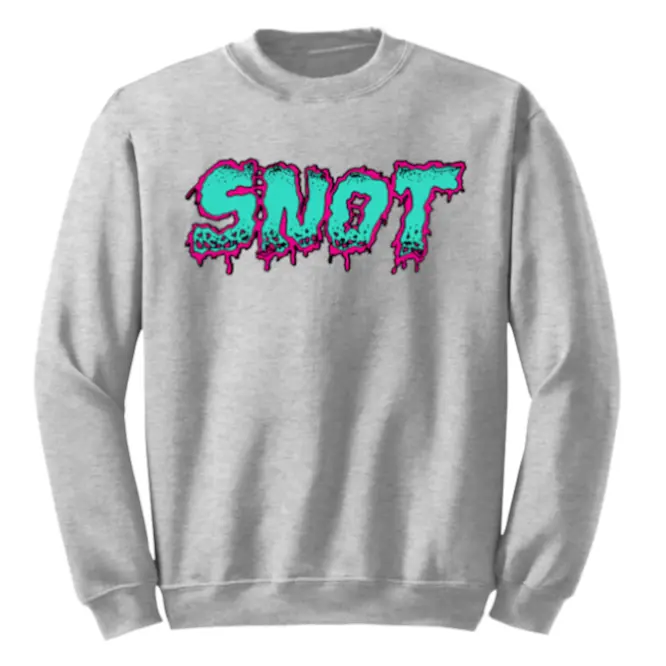 Snot Meltdown Crew Sweat Grey