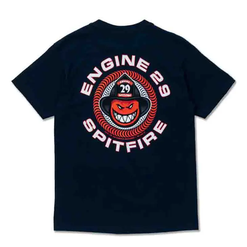 SPITFIRE X Engine 29 Tee True Navy