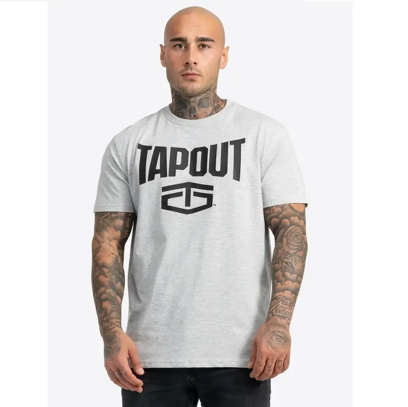 TAPOUT T-Shirt Active Basic Tee Grau