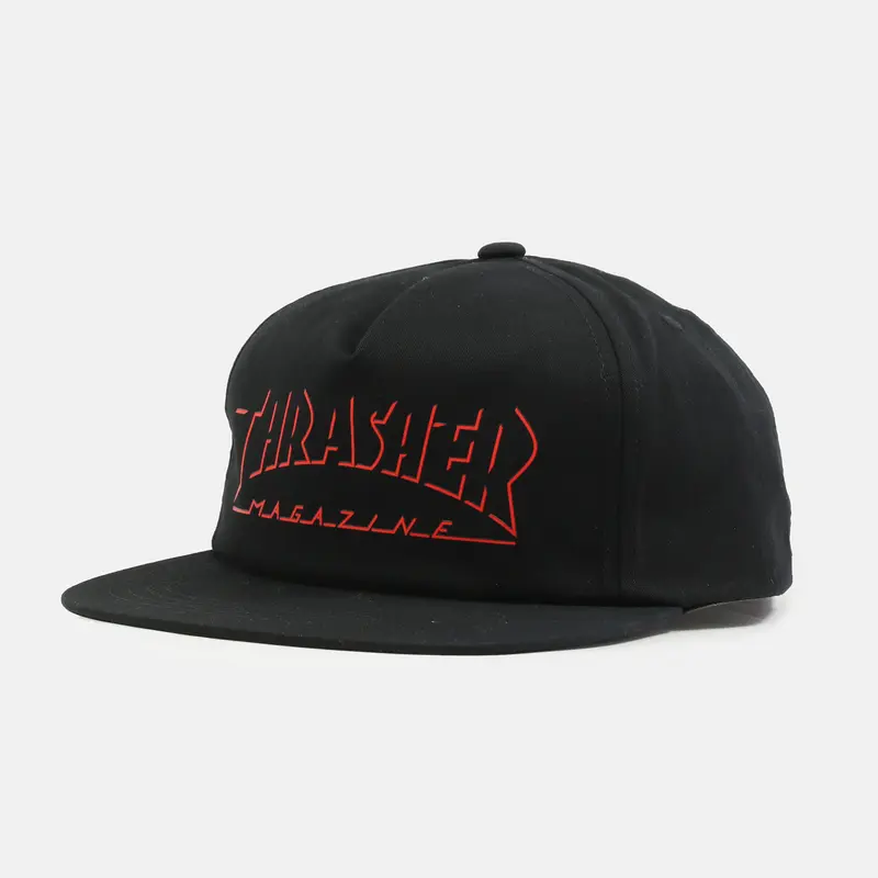 Thrasher Shadow Mag Logo Cap - Black