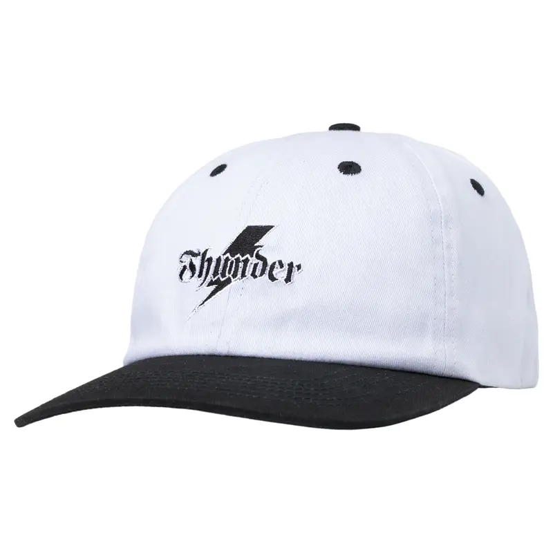 Thunder Bolt Script Snapback White/Black