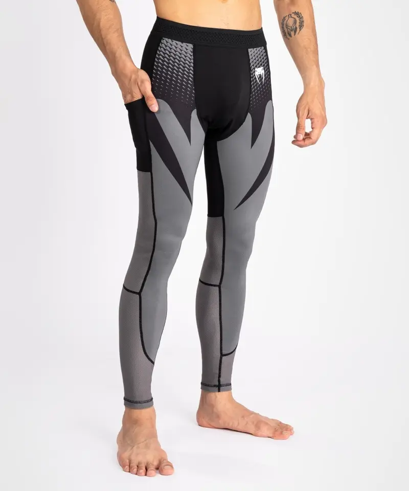 Venum Attack Spats - Black/Grey