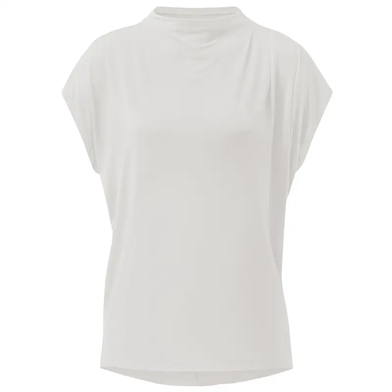 Yoga-Top, turtle neck - soft-white